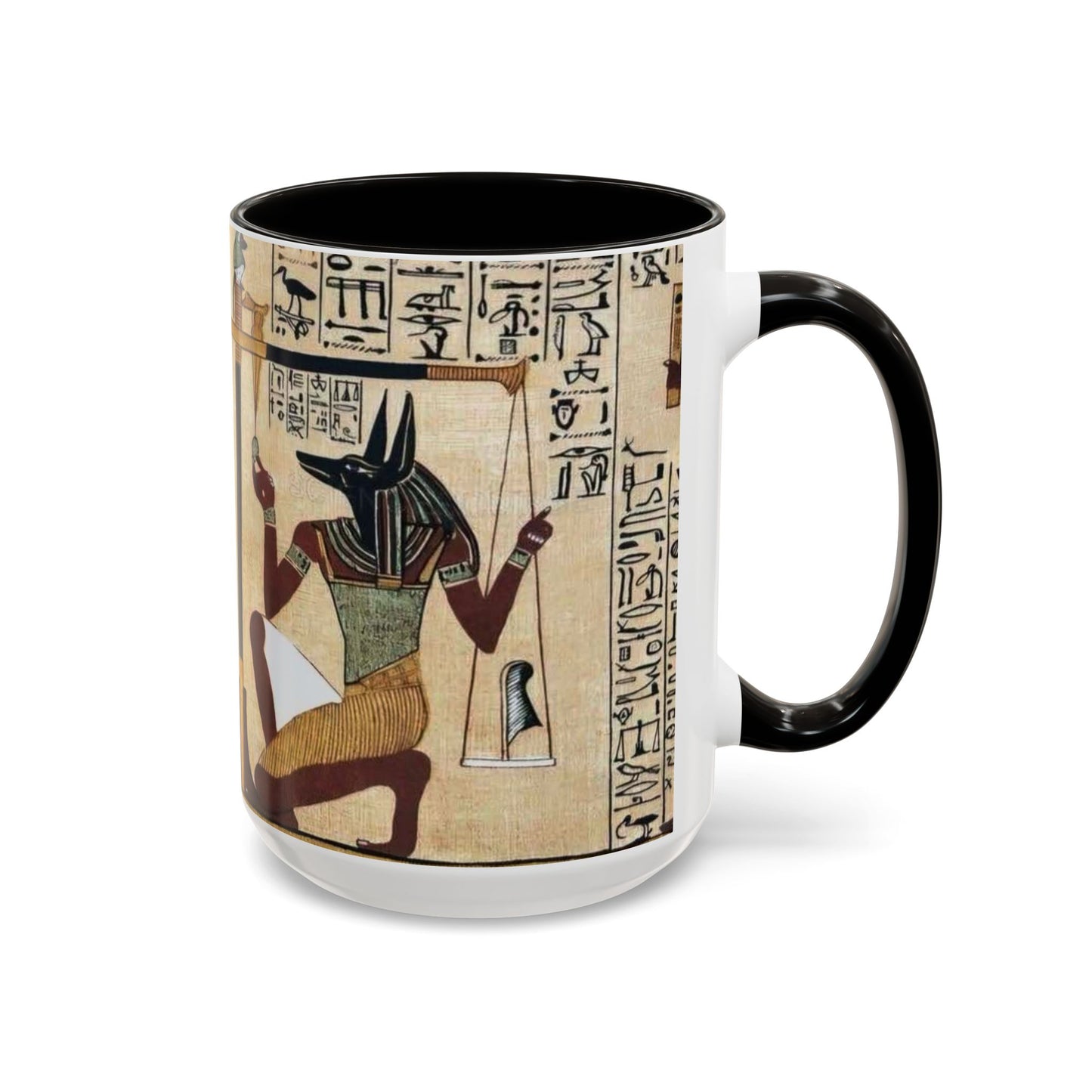 Ancient Egyptian Themed Coffee Mug - Colorful 11oz & 15oz | Unique Art Gift for History Lovers