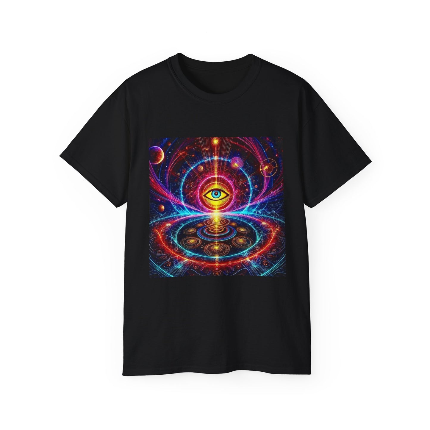 Cosmic Eye T-shirt Unisex Ultra Cotton Tee - Spiritual Graphic Shirt, Psychedelic Fashion, Festival Wear, Art Tee, Gift for Dreamers