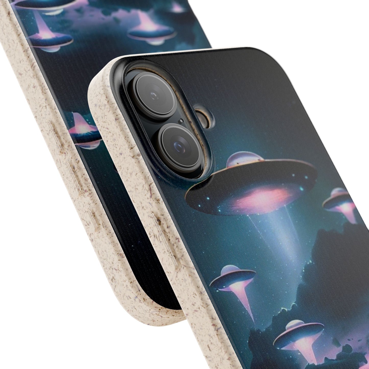 Biodegradable UFO Phone Case - Eco-Friendly and Stylish Design