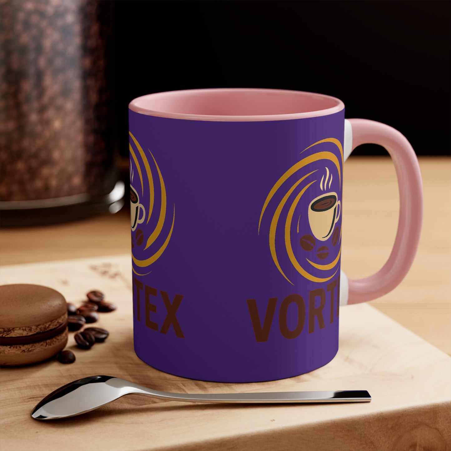 Stylish Coffee Mug with Vortex Design, Cool Mug for Coffee Lovers, Gift for Baristas, Unique Office Mug, Creative Kitchenware