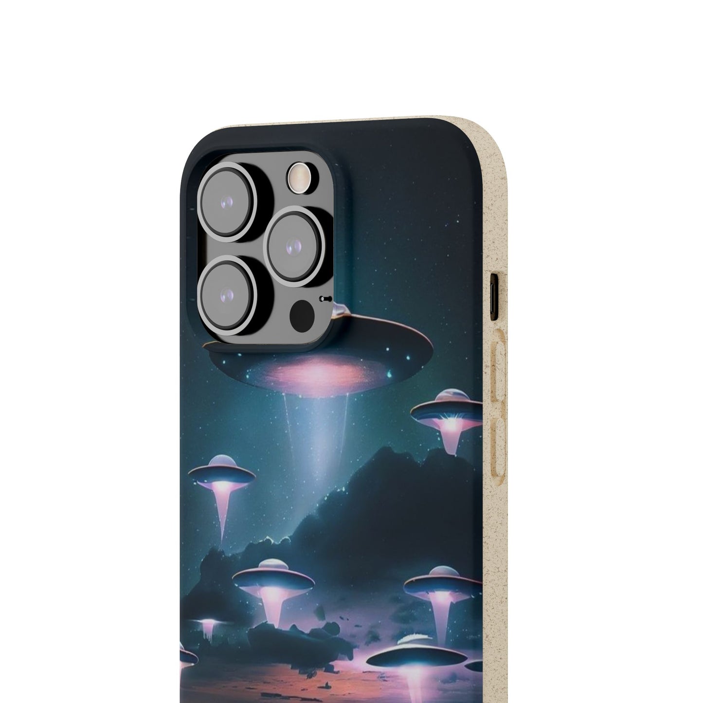 Biodegradable UFO Phone Case - Eco-Friendly and Stylish Design