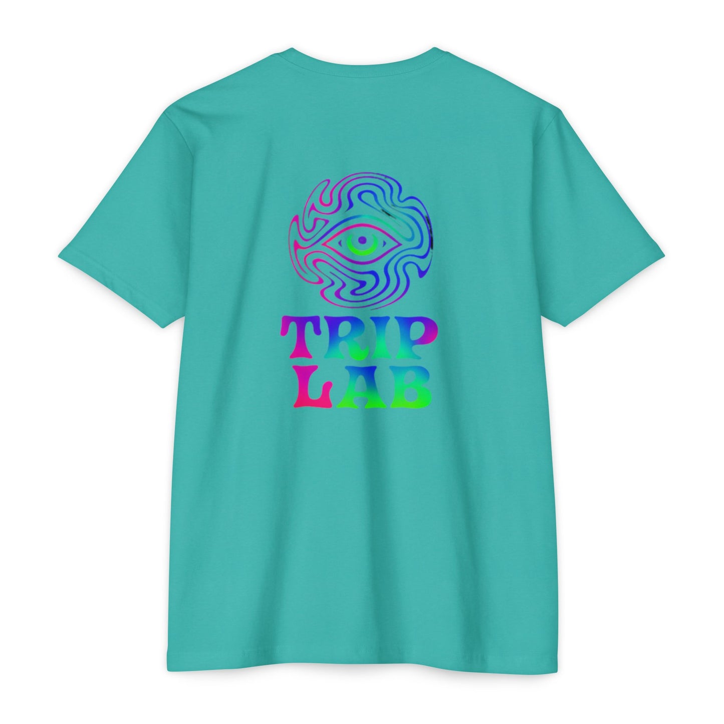 🫵Colorful Trip Lab Unisex👍 T-Shirt, Psychedelic Tee, Casual Wear, Music Festival Top, Gift for Adventure Lovers