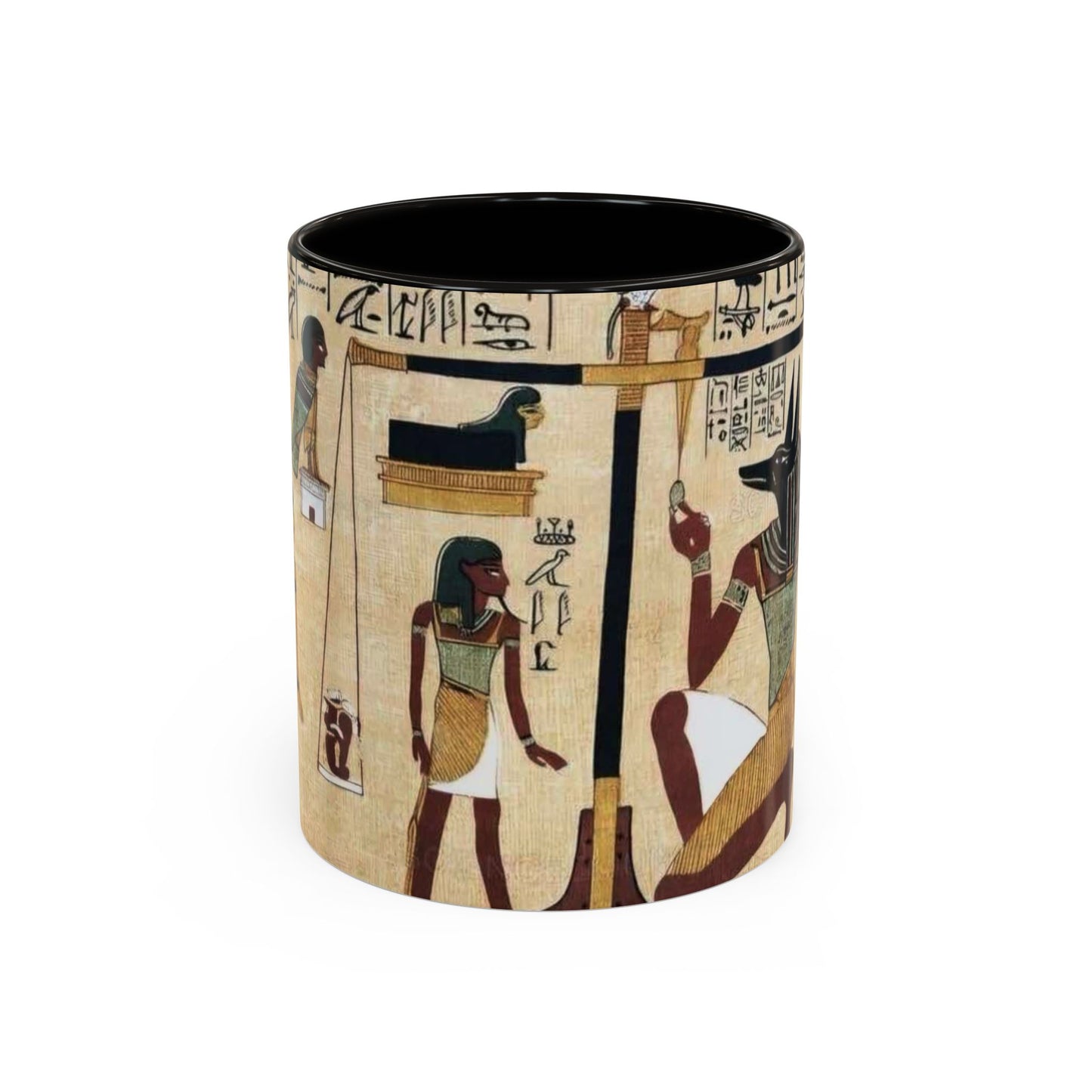 Ancient Egyptian Themed Coffee Mug - Colorful 11oz & 15oz | Unique Art Gift for History Lovers