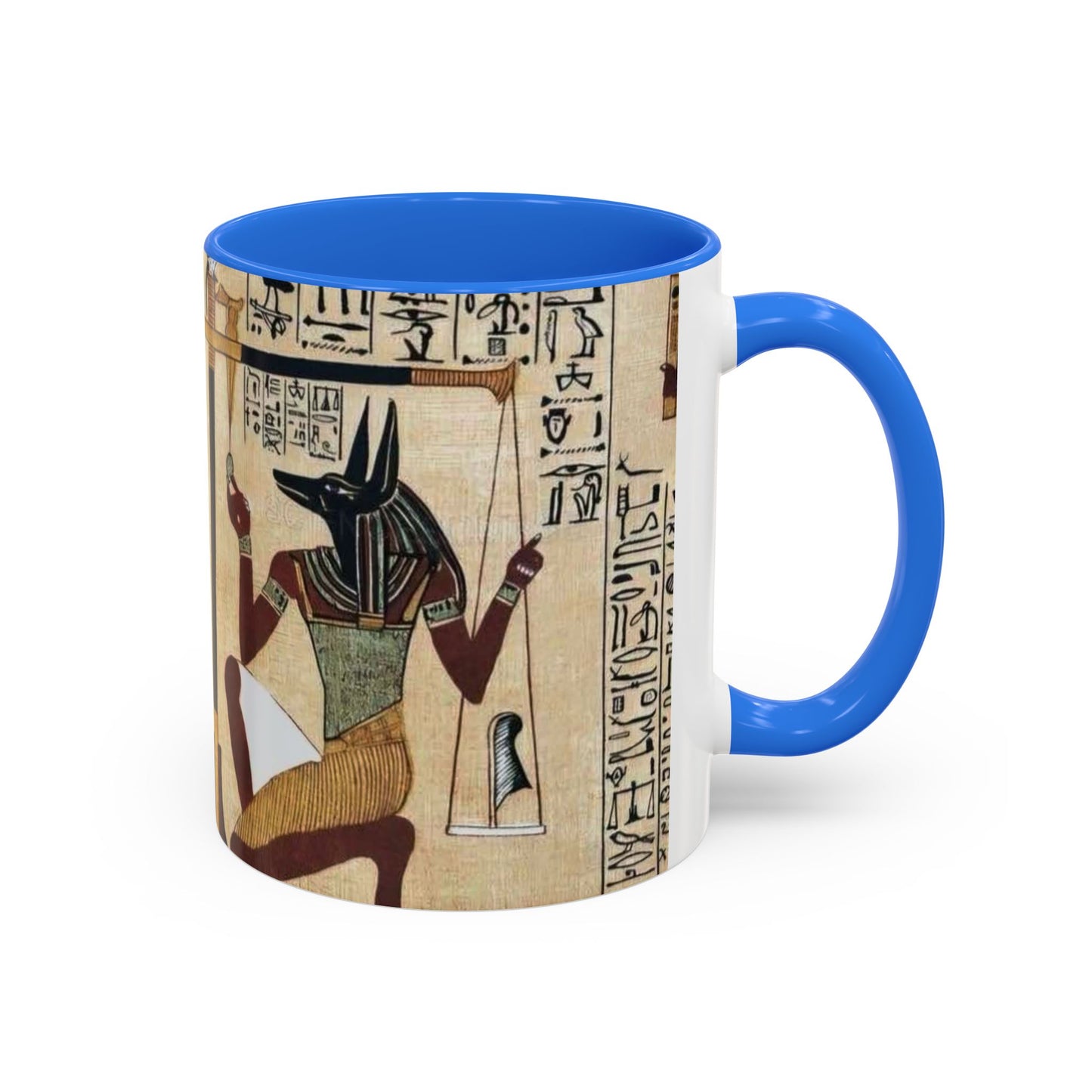 Ancient Egyptian Themed Coffee Mug - Colorful 11oz & 15oz | Unique Art Gift for History Lovers