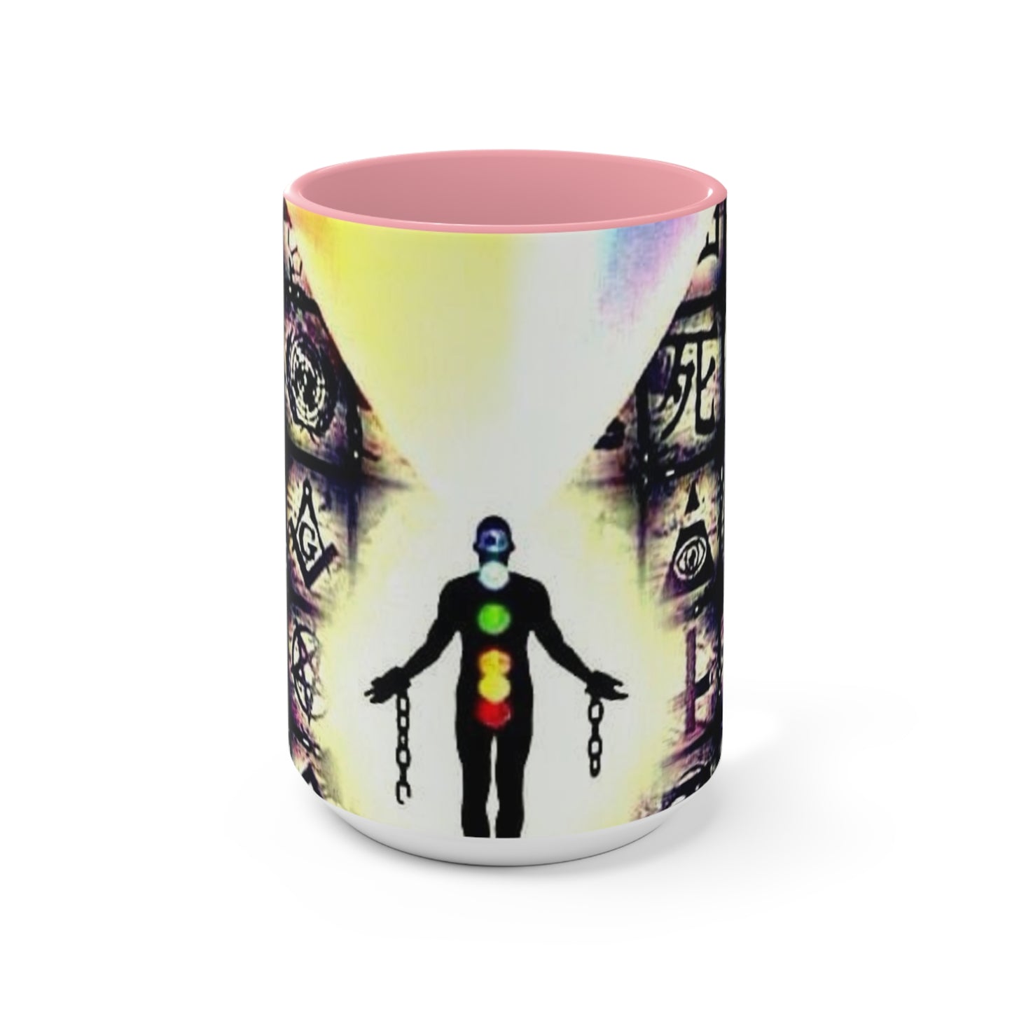 Mystical Accent Mugs - Chakra and Symbol Design for Spiritual Awakening