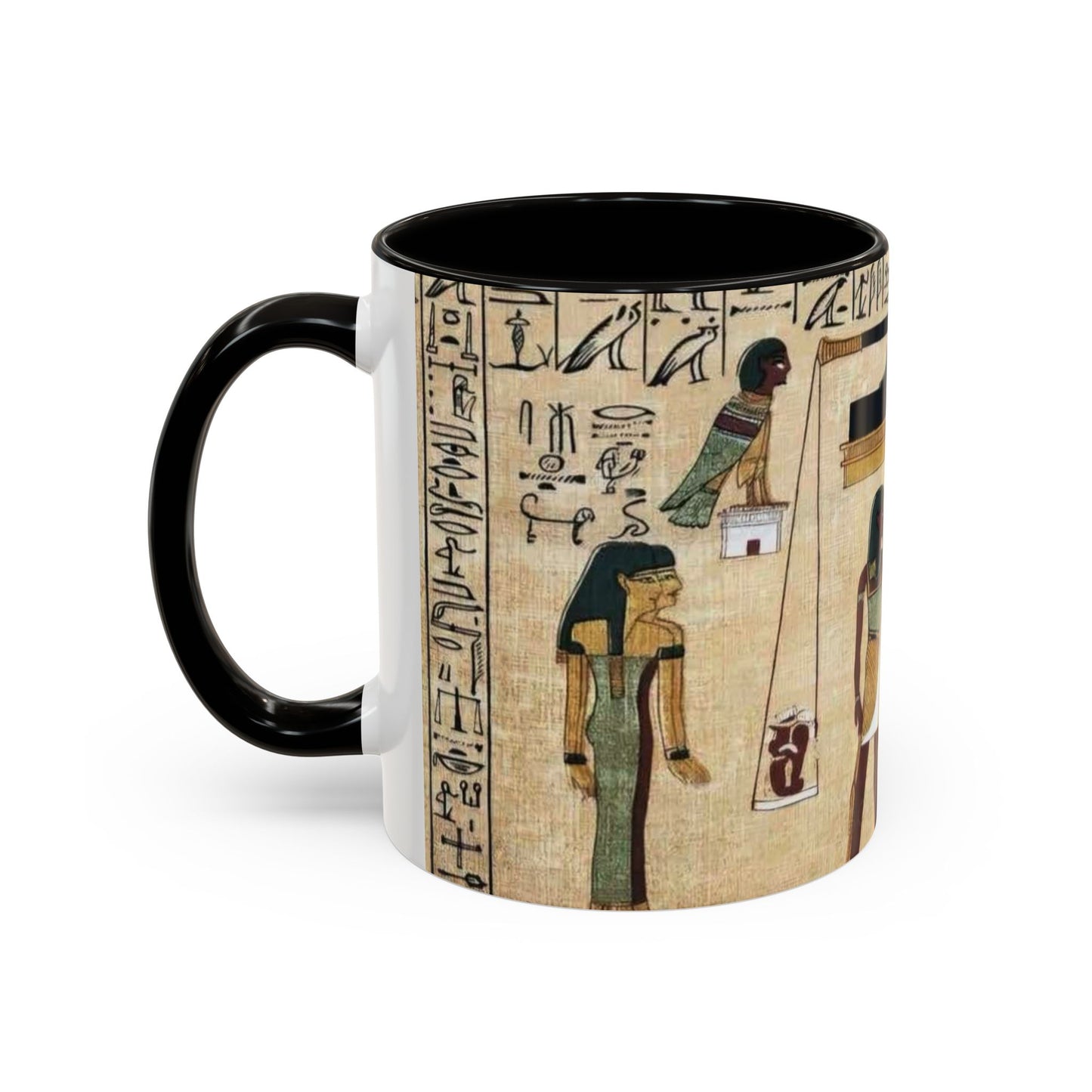 Ancient Egyptian Themed Coffee Mug - Colorful 11oz & 15oz | Unique Art Gift for History Lovers