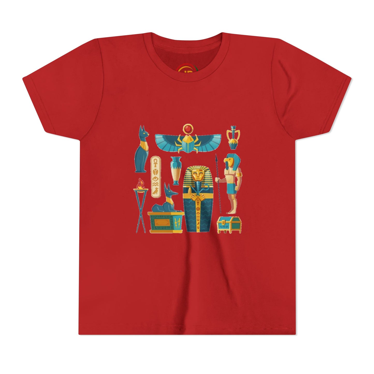 Youth Egyptian Mythology Tee, Fun Kids T-Shirt, Graphic Shirt for Boys and Girls, Birthday Gift, Cool Summer Tee