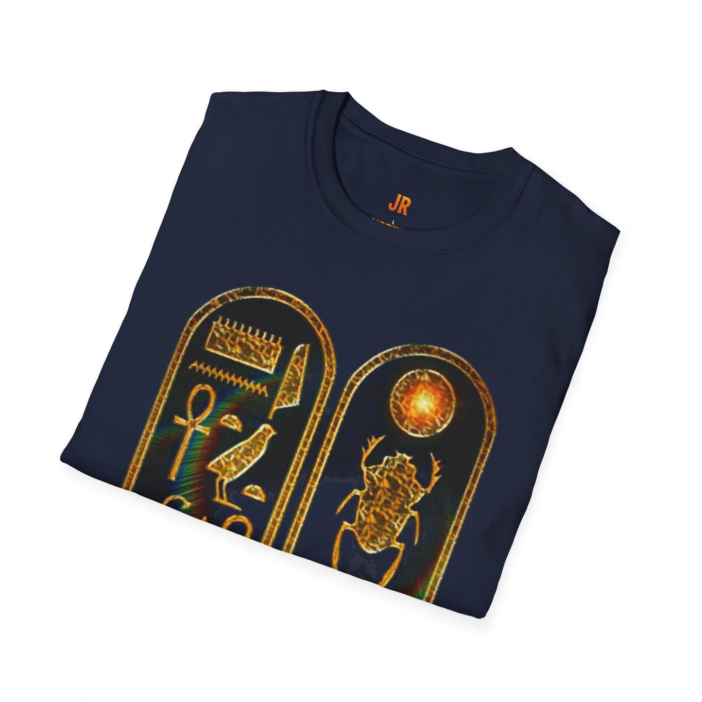 Vintage Egyptian Art Unisex Softstyle T-Shirt - Retro Graphic Tee, Unisex Casual Wear, Unique Gift for History Lovers, Summer Essential
