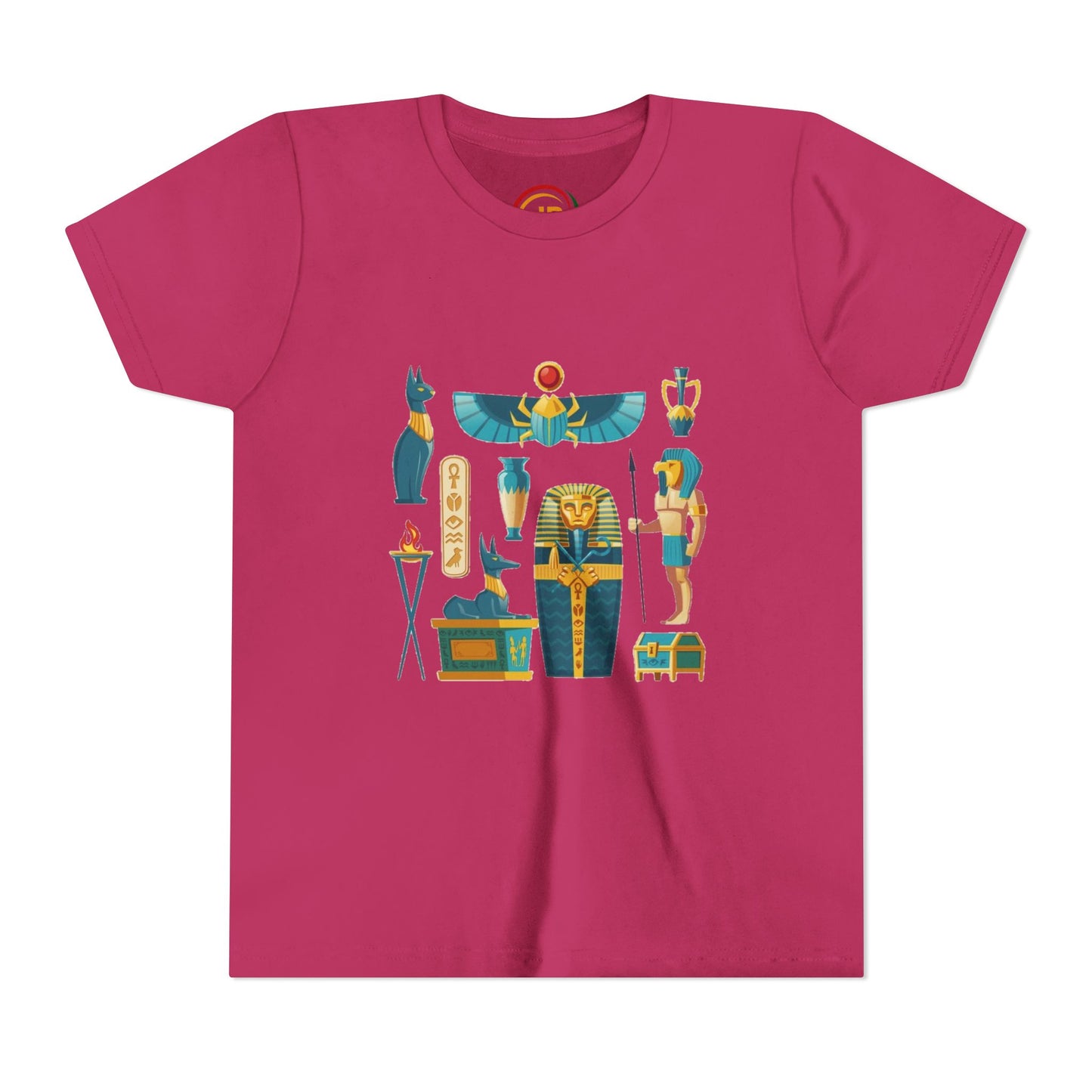 Youth Egyptian Mythology Tee, Fun Kids T-Shirt, Graphic Shirt for Boys and Girls, Birthday Gift, Cool Summer Tee