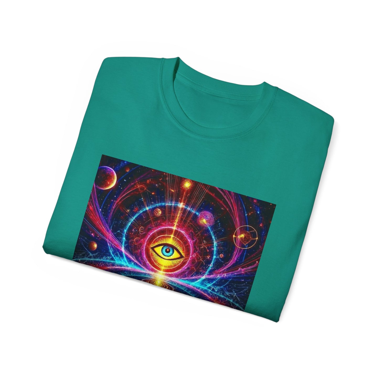 Cosmic Eye T-shirt Unisex Ultra Cotton Tee - Spiritual Graphic Shirt, Psychedelic Fashion, Festival Wear, Art Tee, Gift for Dreamers