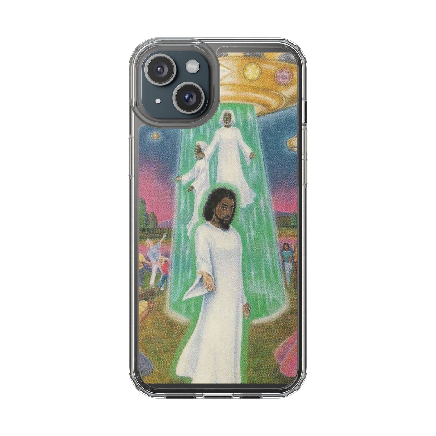 Cosmic Art Phone Case - Vibrant Spiritual Design, Bohemian Phone Cover, Unique Gift for Him/Her, Festival Accessory, Home Decor