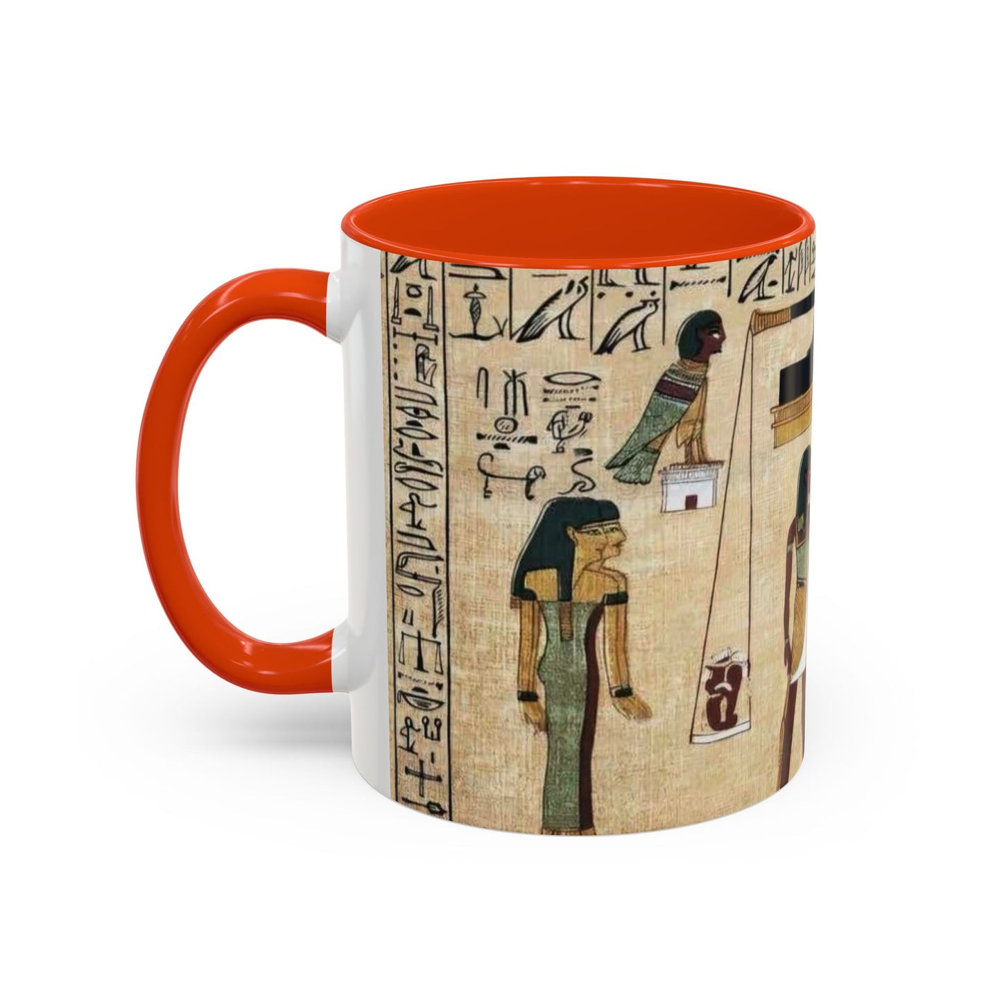 Ancient Egyptian Themed Coffee Mug - Colorful 11oz & 15oz | Unique Art Gift for History Lovers