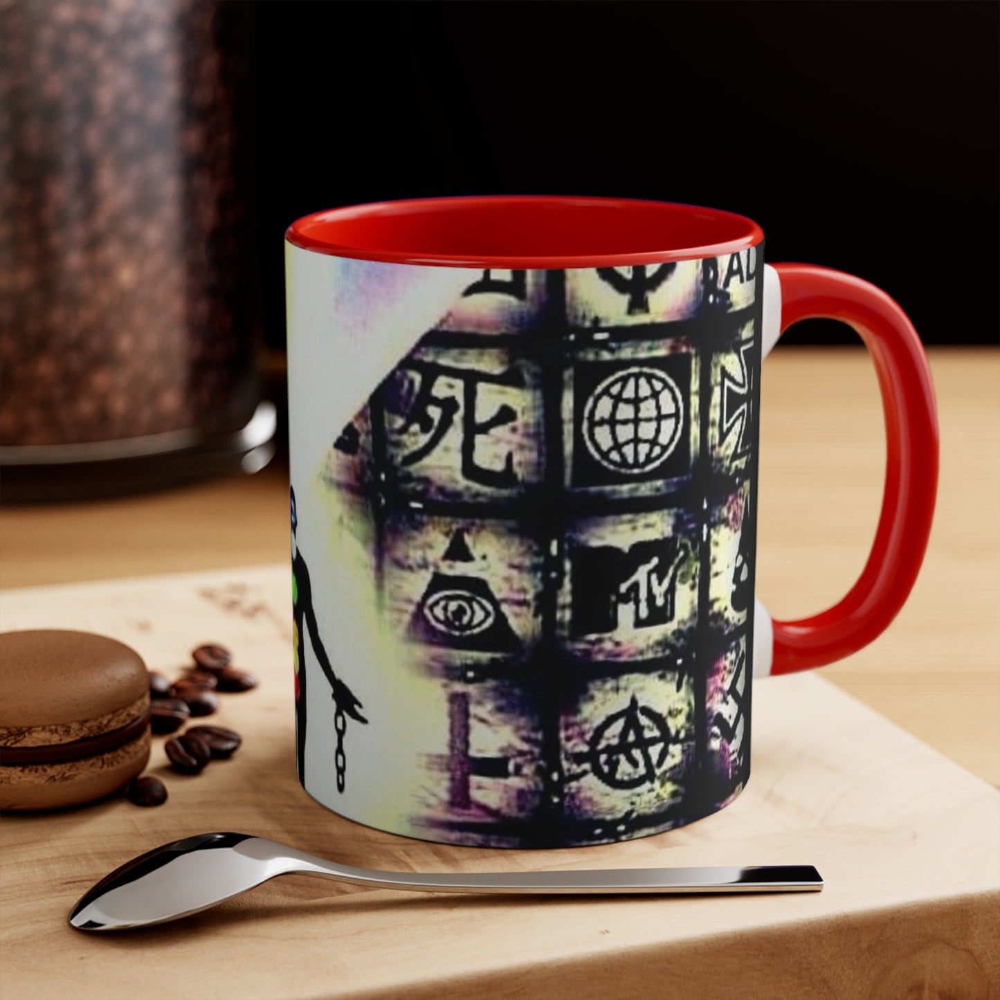 Mystical Accent Mugs - Chakra and Symbol Design for Spiritual Awakening