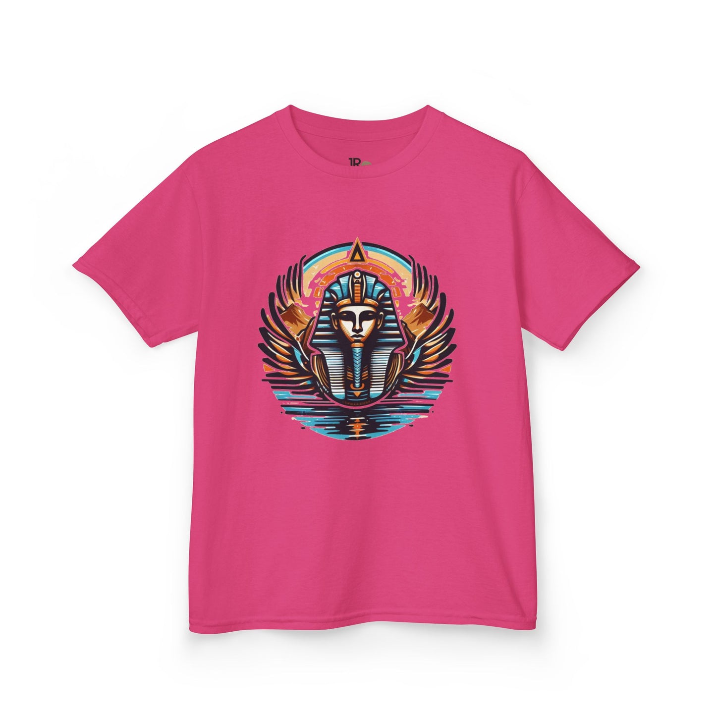 Pharaohs & Wings Tee - Kids Heavy Cotton™ Tee, Fun Egyptian Style Tee, Unique Kids Shirt, Birthday Gift, Adventure Tee