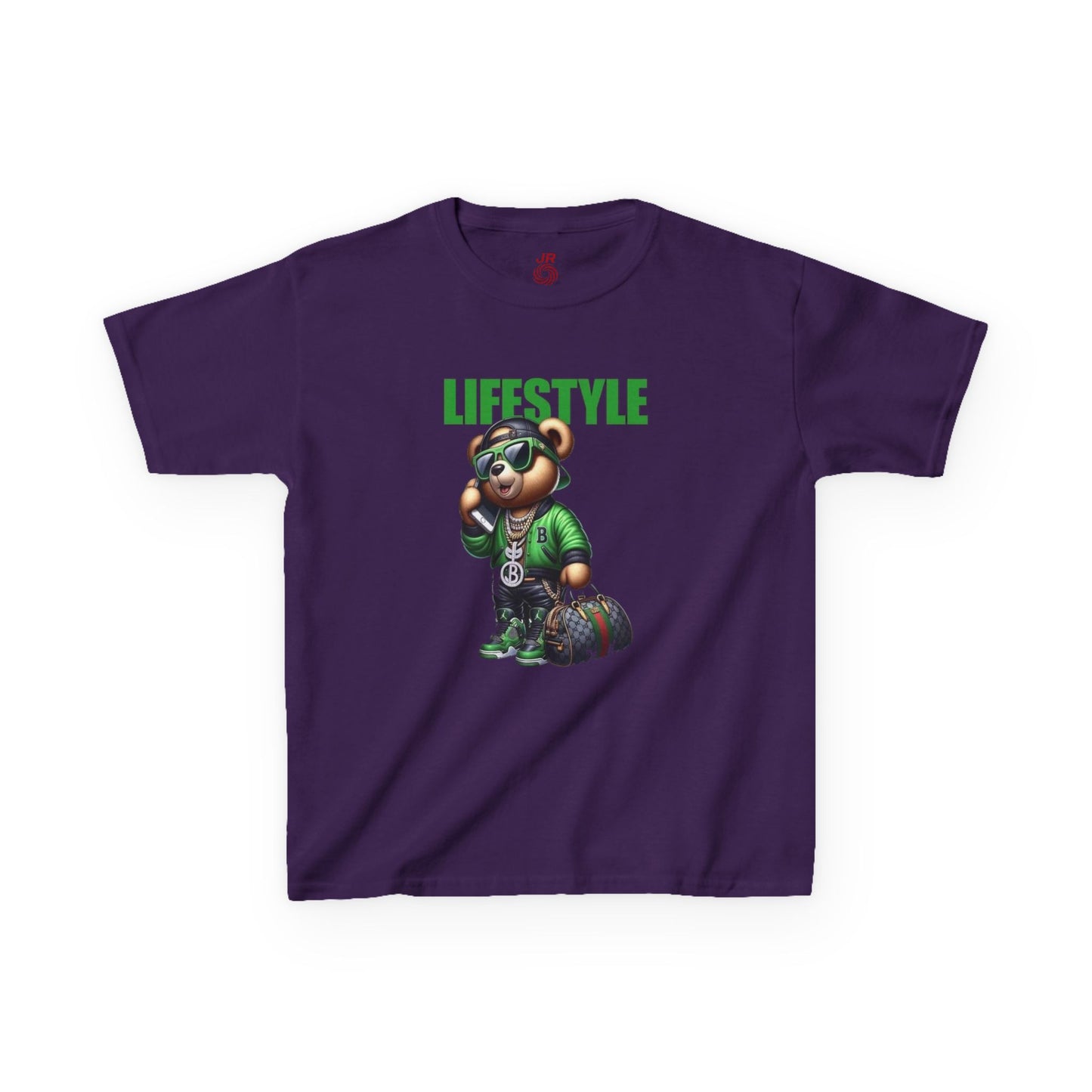 Kids Lifestyle Bear Graphic Tee, Cool Kids T-Shirt, Trendy Youth Shirt, Graphic Cotton Tee for Boys and Girls, Fun Casual Wear