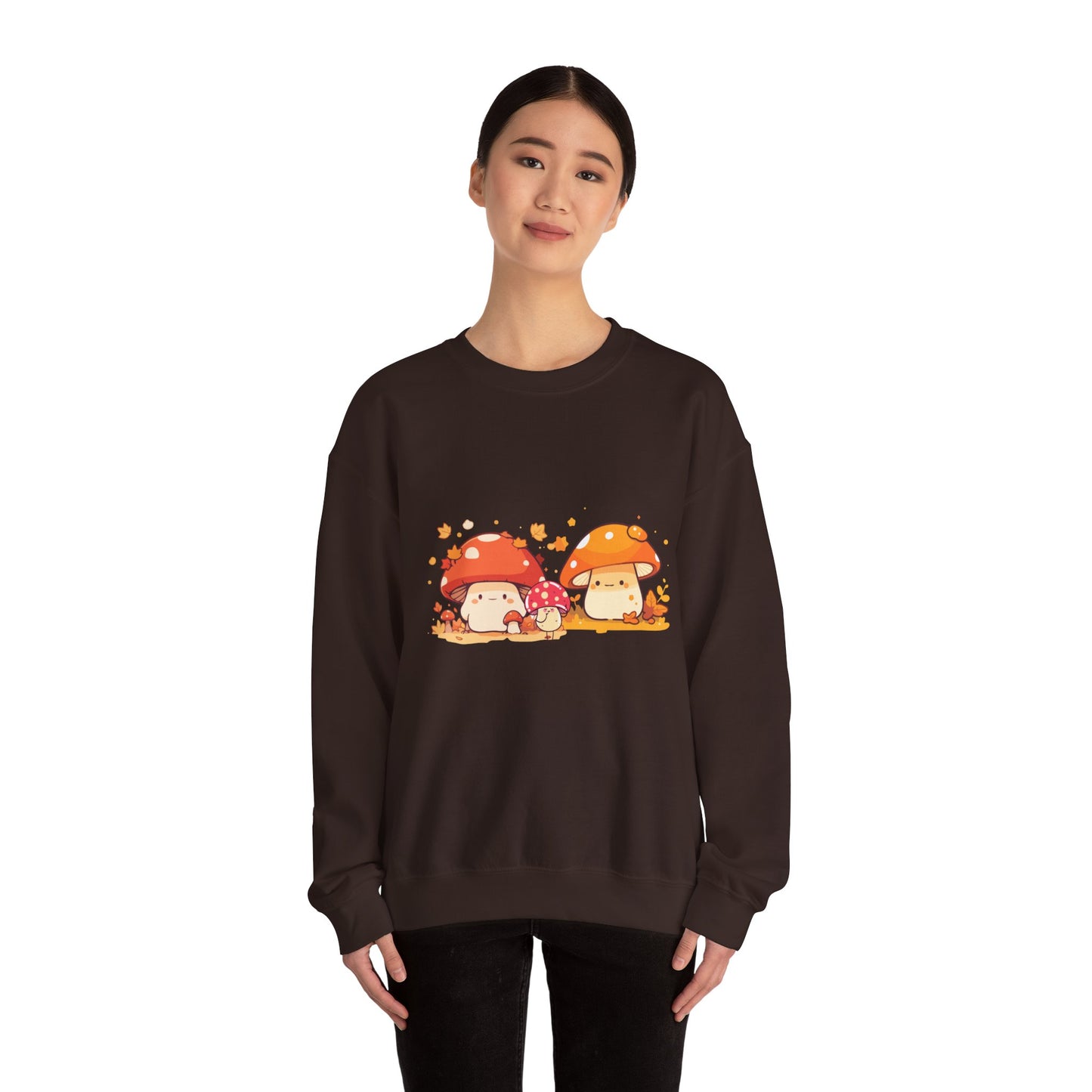 Crewneck Sweatshirt - Mushrooms of Friends Design