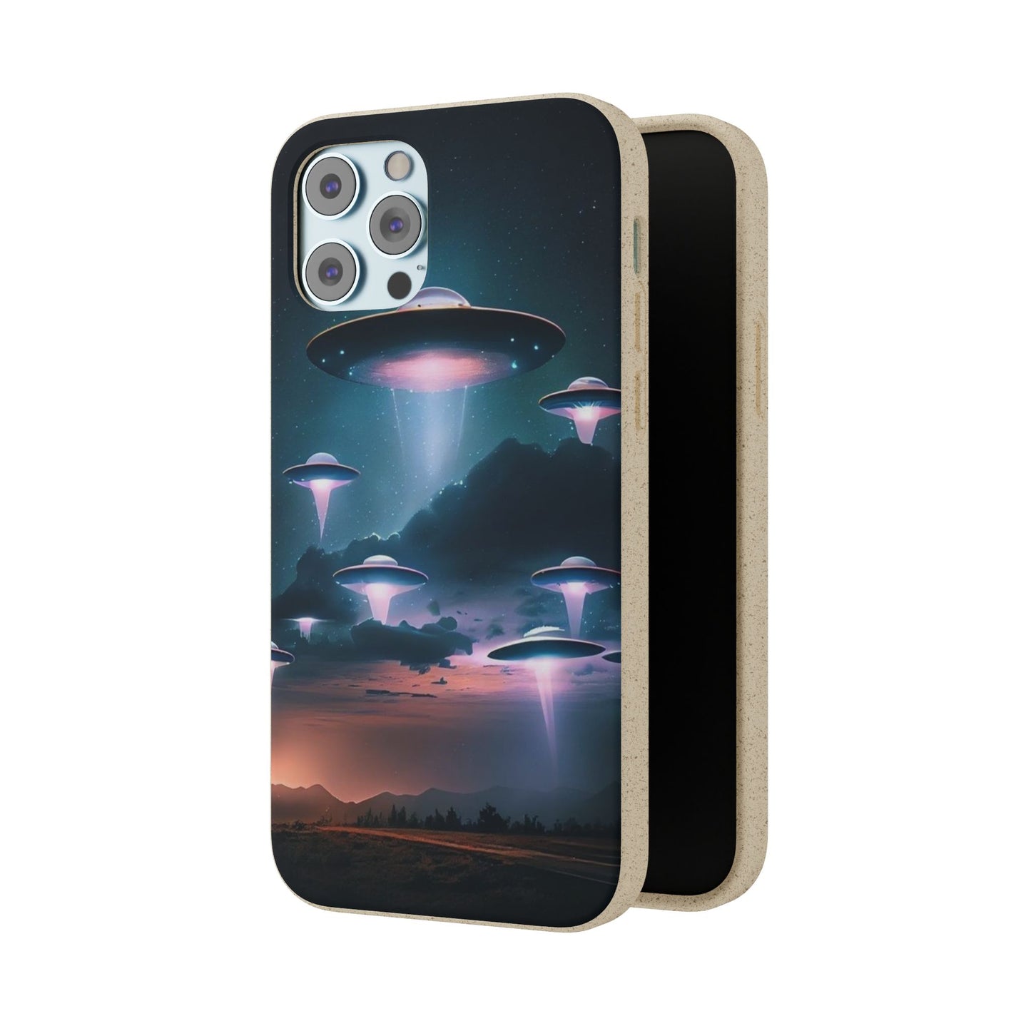 Biodegradable UFO Phone Case - Eco-Friendly and Stylish Design