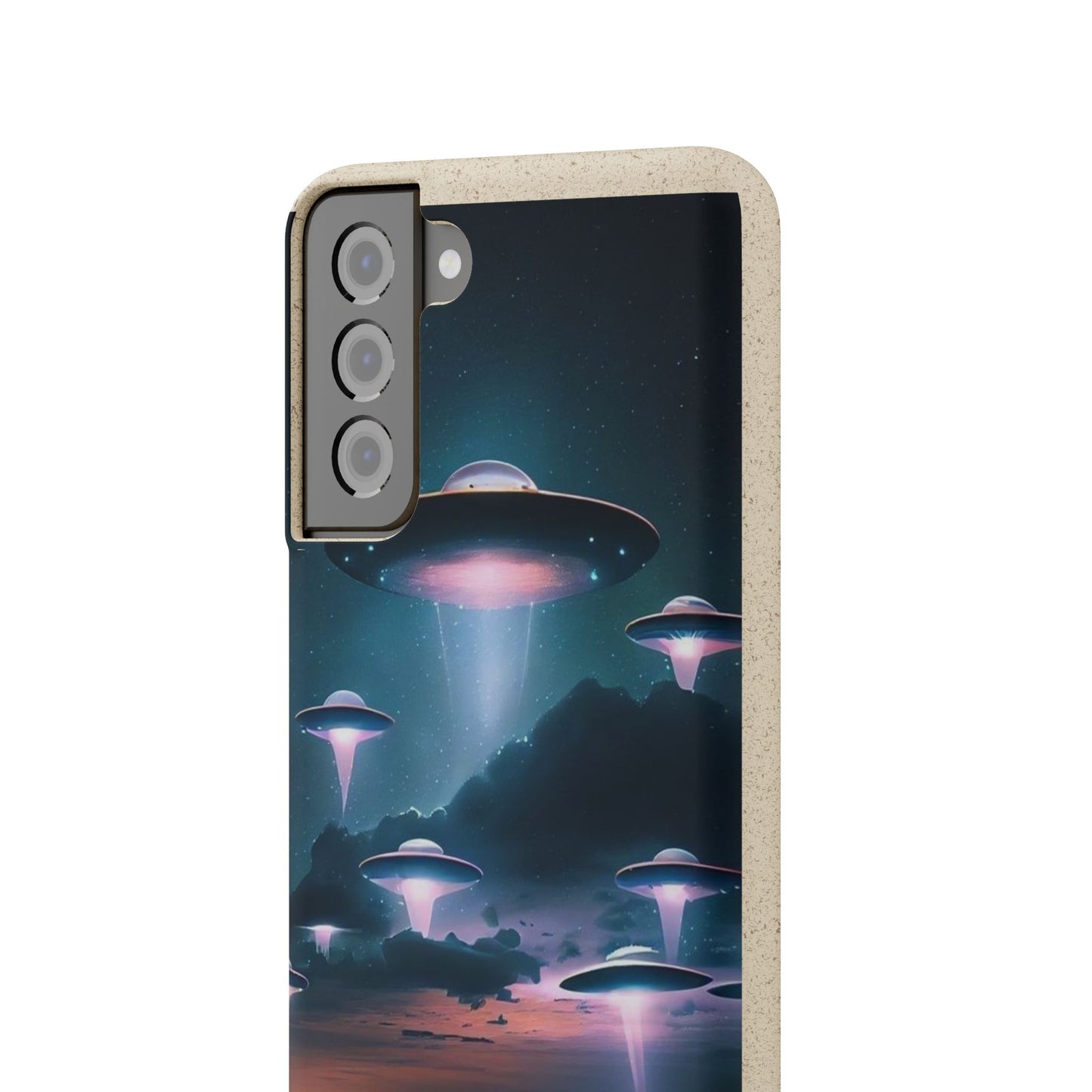 Biodegradable UFO Phone Case - Eco-Friendly and Stylish Design