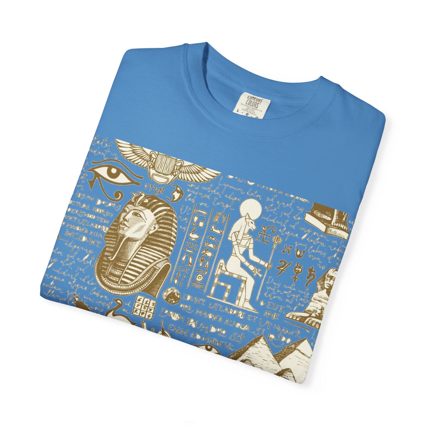 Egyptian-Inspired Unisex T-Shirt - Retro Vibe, Perfect for Music Lovers, Festivals, Gifts, Casual Wear, Vintage Style