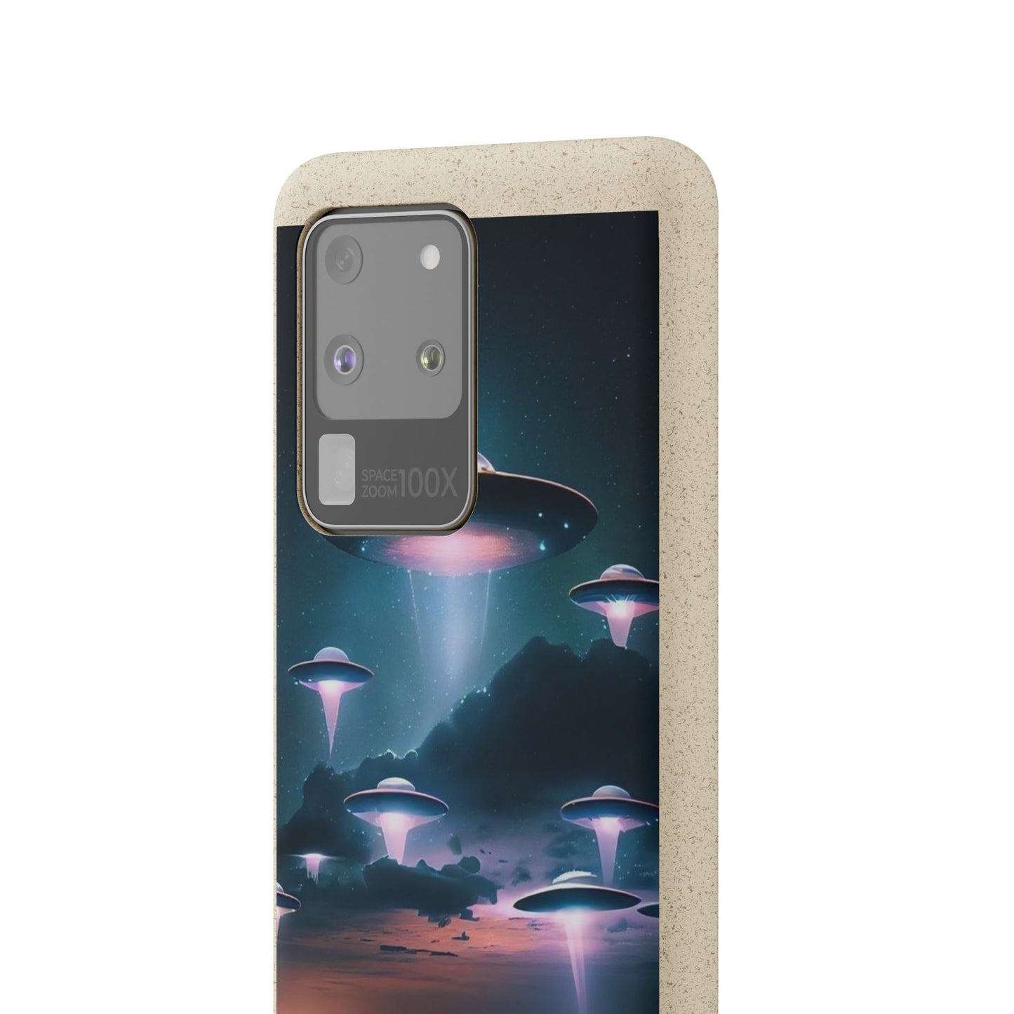 Biodegradable UFO Phone Case - Eco-Friendly and Stylish Design