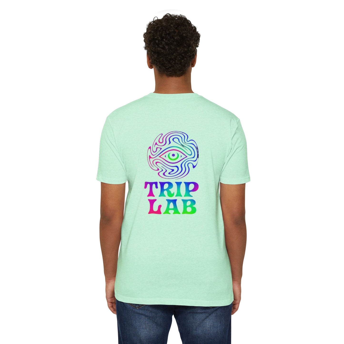 🫵Colorful Trip Lab Unisex👍 T-Shirt, Psychedelic Tee, Casual Wear, Music Festival Top, Gift for Adventure Lovers