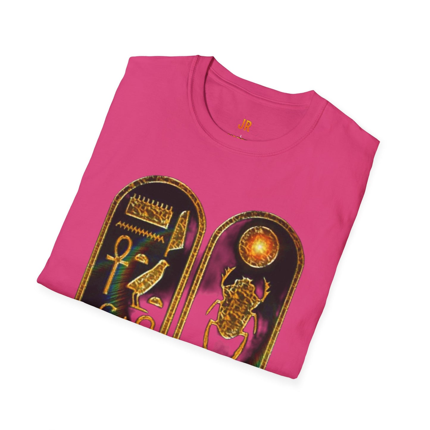 Vintage Egyptian Art Unisex Softstyle T-Shirt - Retro Graphic Tee, Unisex Casual Wear, Unique Gift for History Lovers, Summer Essential