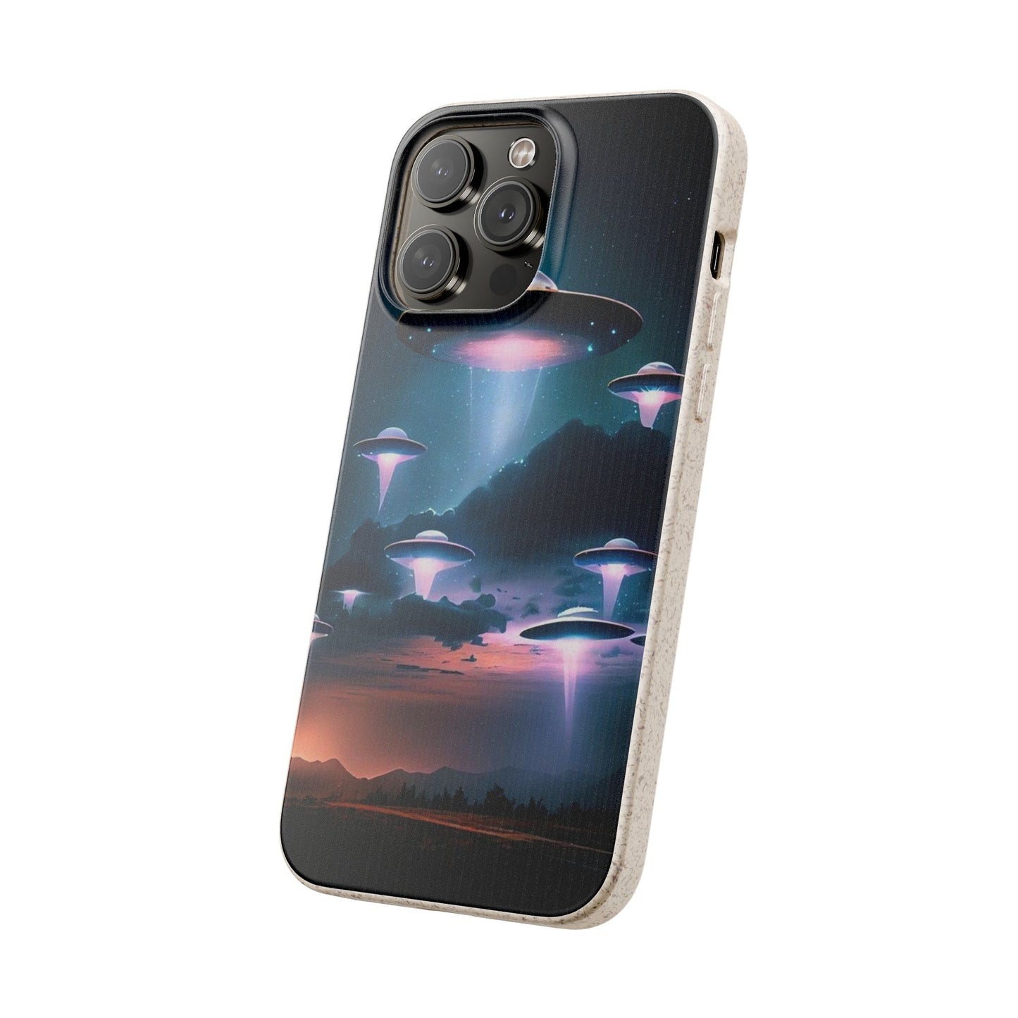 Biodegradable UFO Phone Case - Eco-Friendly and Stylish Design