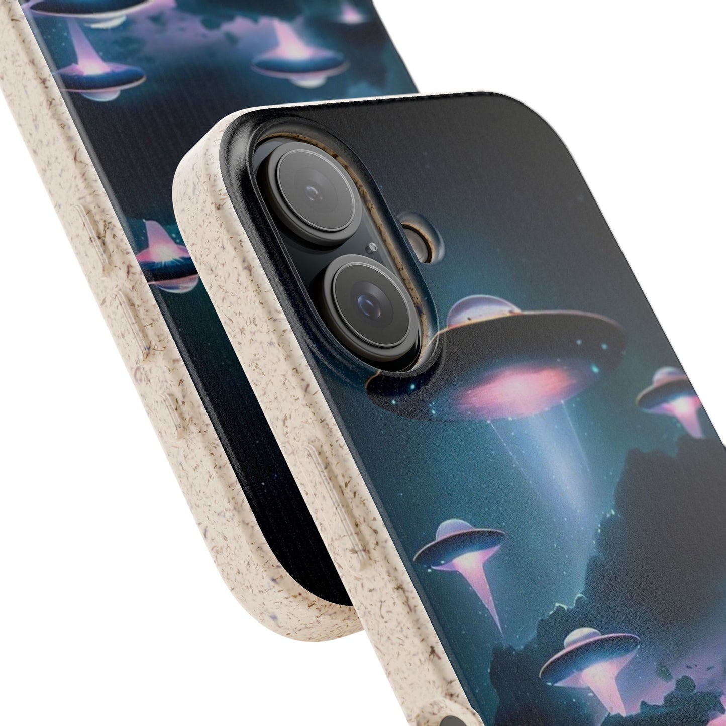 Biodegradable UFO Phone Case - Eco-Friendly and Stylish Design