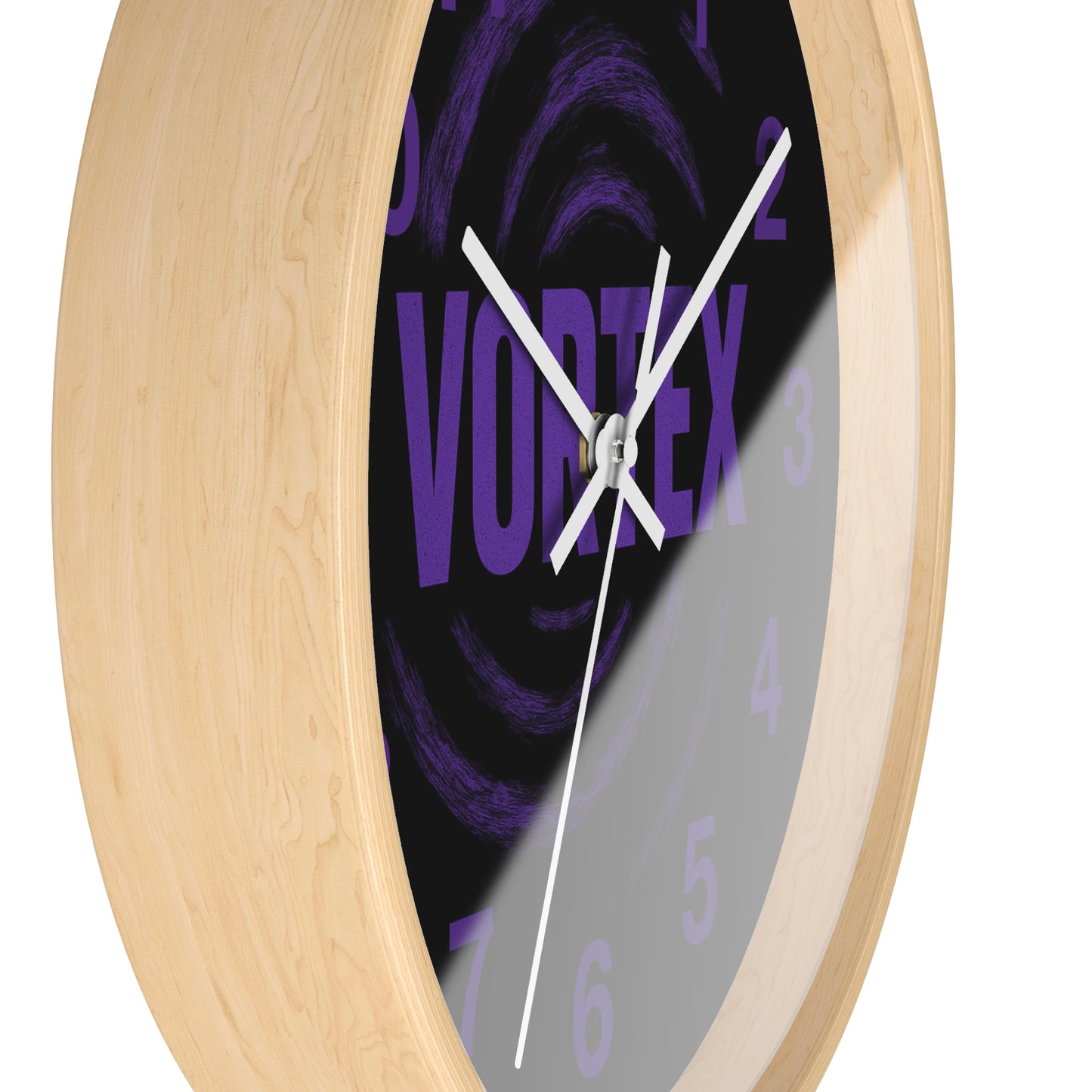 Vortex Wall Clock – Modern Home Decor, Unique Gift for Students, Office, Bedroom, Halloween Decor, Abstract Art