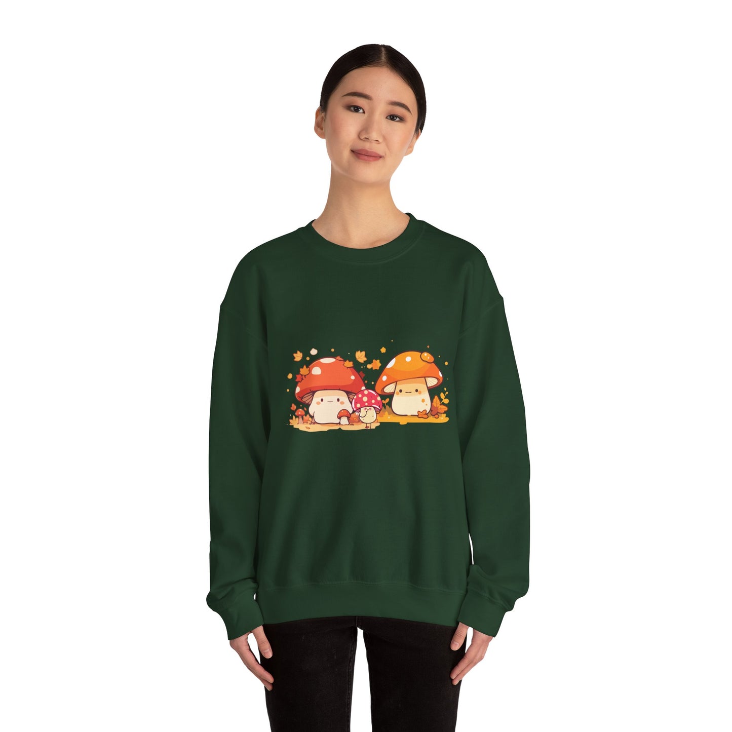 Crewneck Sweatshirt - Mushrooms of Friends Design