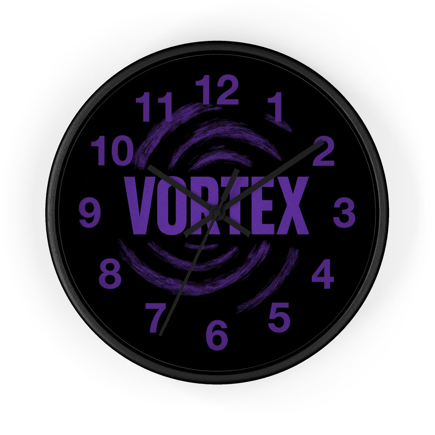 Vortex Wall Clock – Modern Home Decor, Unique Gift for Students, Office, Bedroom, Halloween Decor, Abstract Art