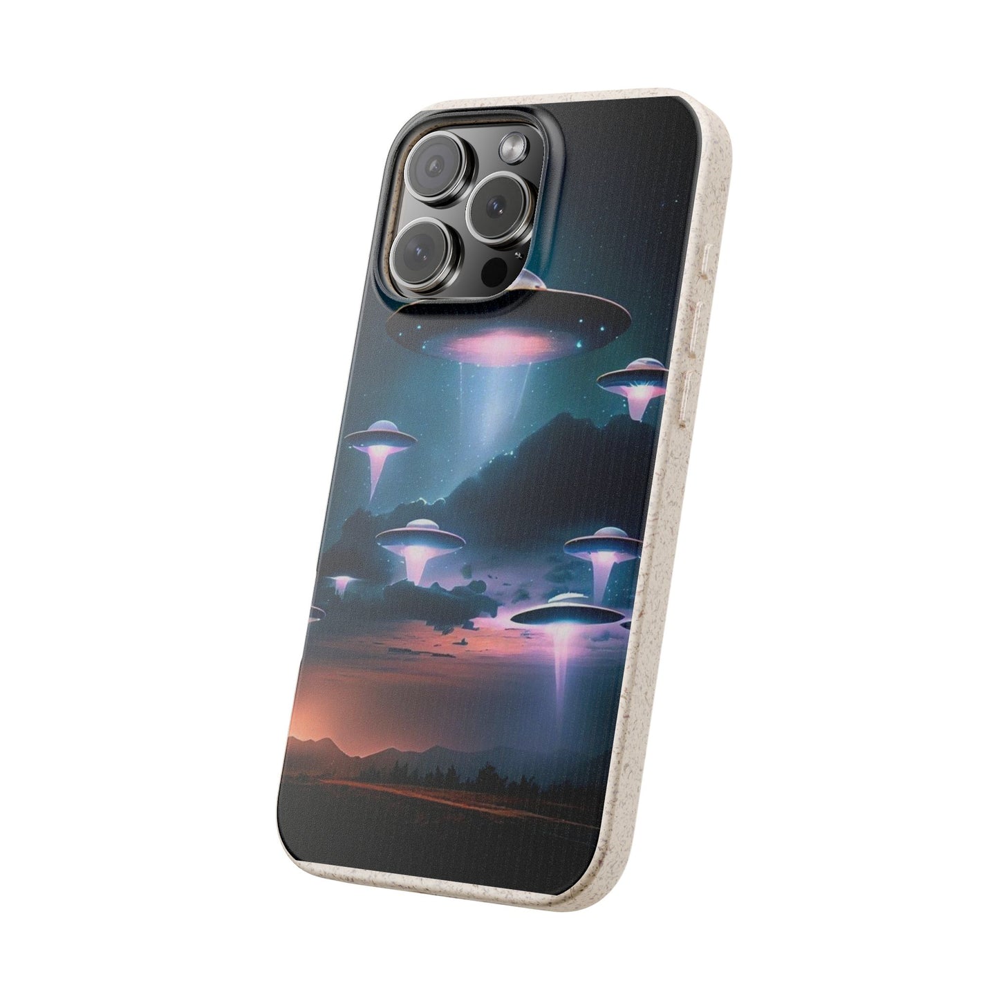 Biodegradable UFO Phone Case - Eco-Friendly and Stylish Design