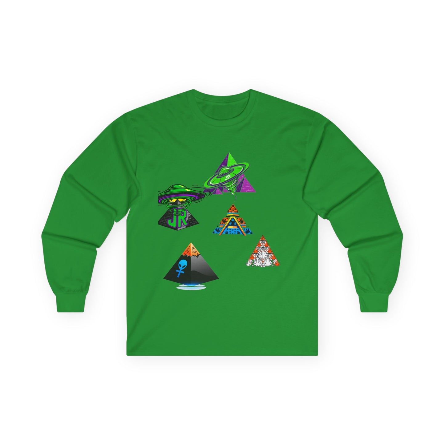 Unisex Long Sleeve Graphic Tee - Retro Vibes, Comfortable Casual Wear, Perfect for Gift Giving, Festival Wear, Everyday Comfort