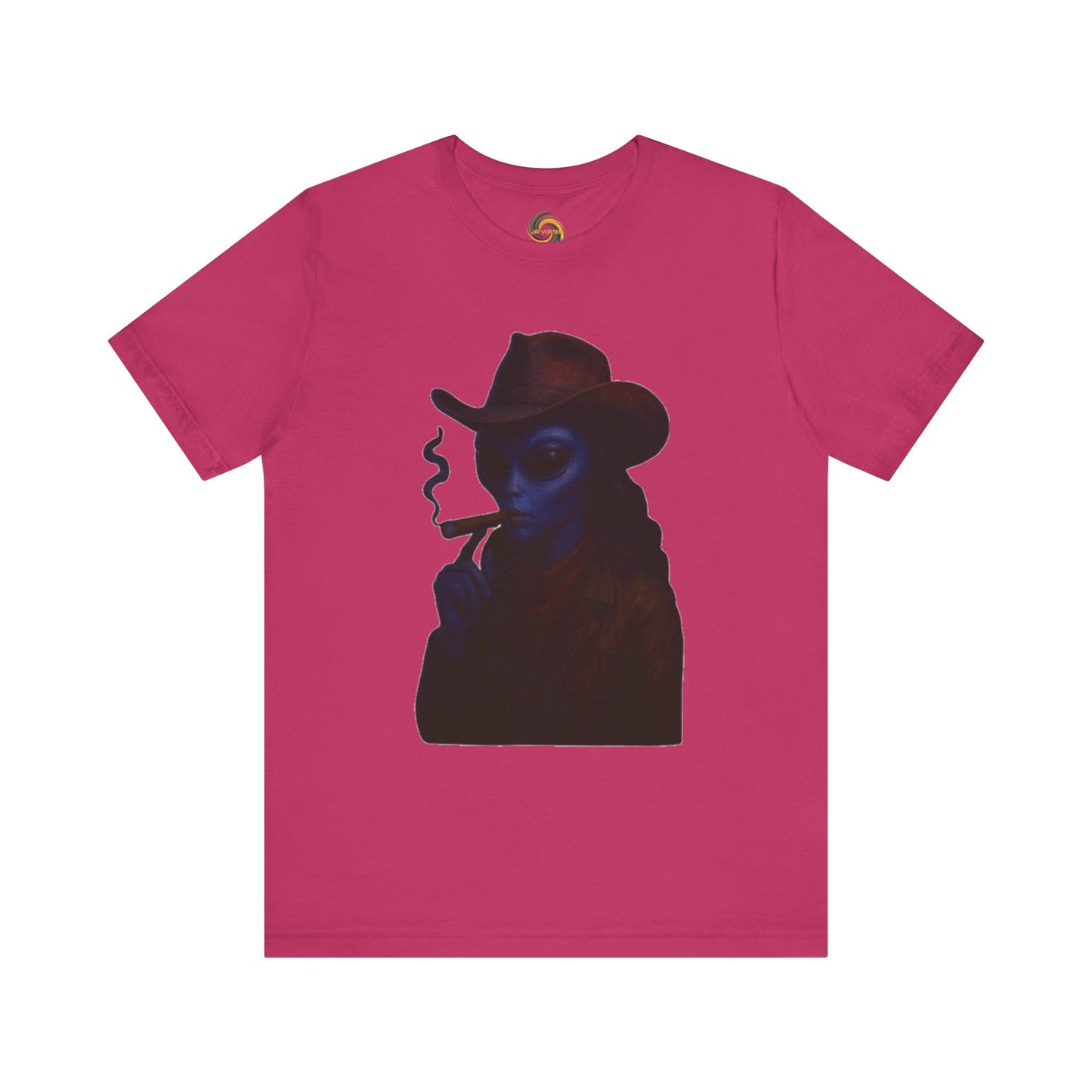 Mysterious Cowboy Tee, Unisex T-Shirt, Vintage Style Graphic Tee, Casual Wear, Gift for Him/Her, Unique Art Shirt