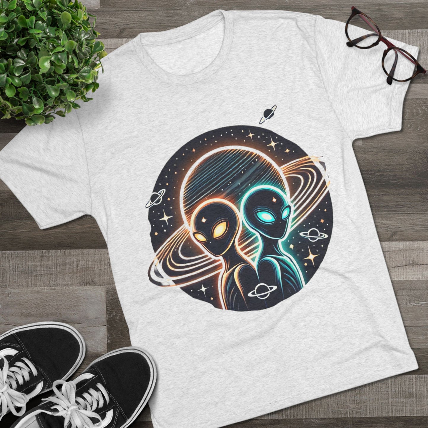 Cosmic Alien Crew Tee - Perfect for Space Lovers, Sci-Fi Fans, Unique Gift for Birthdays, Casual Wear, Everyday Comfort