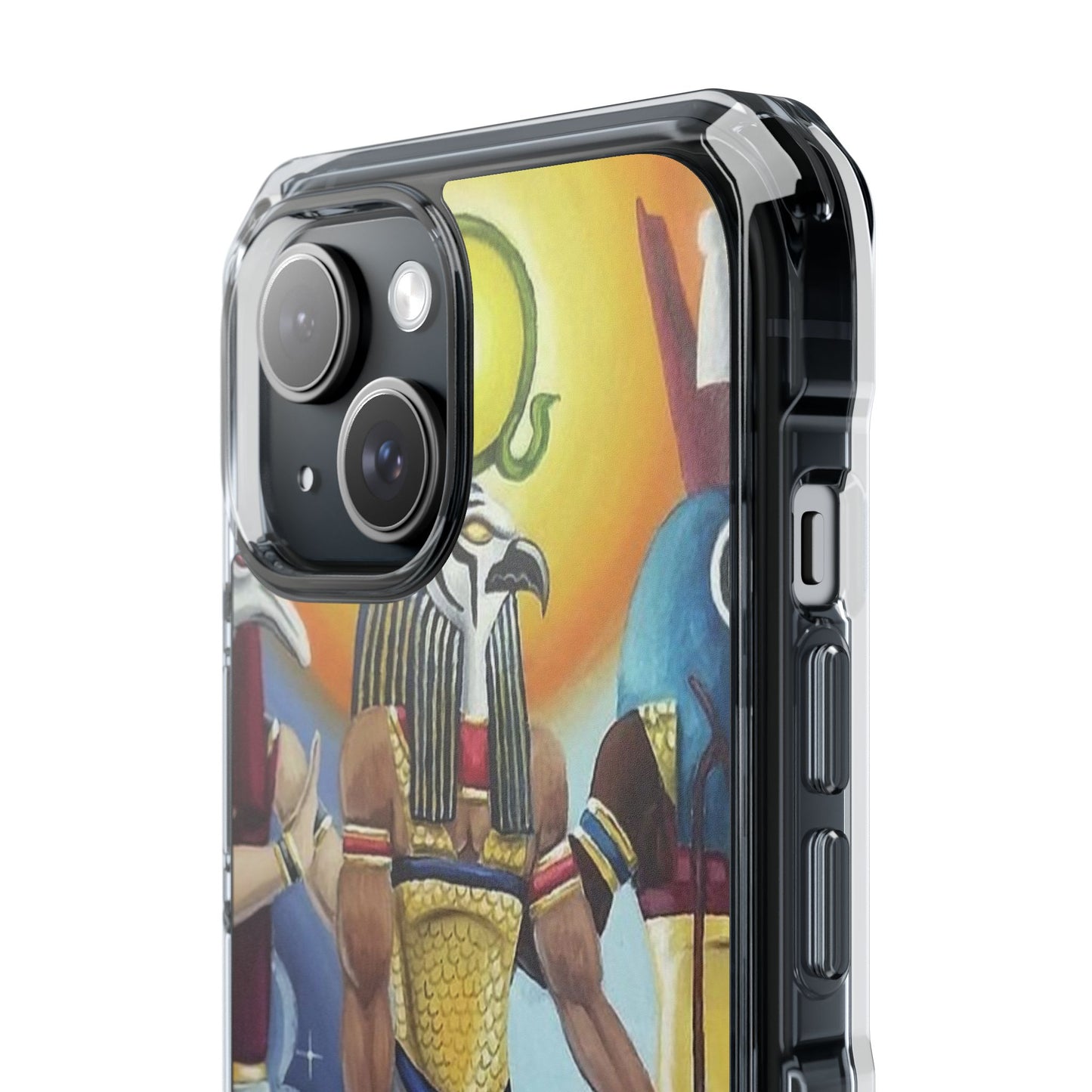 Egyptian Art Phone Case - Magnetic Clear Impact Case for Stylish Protection