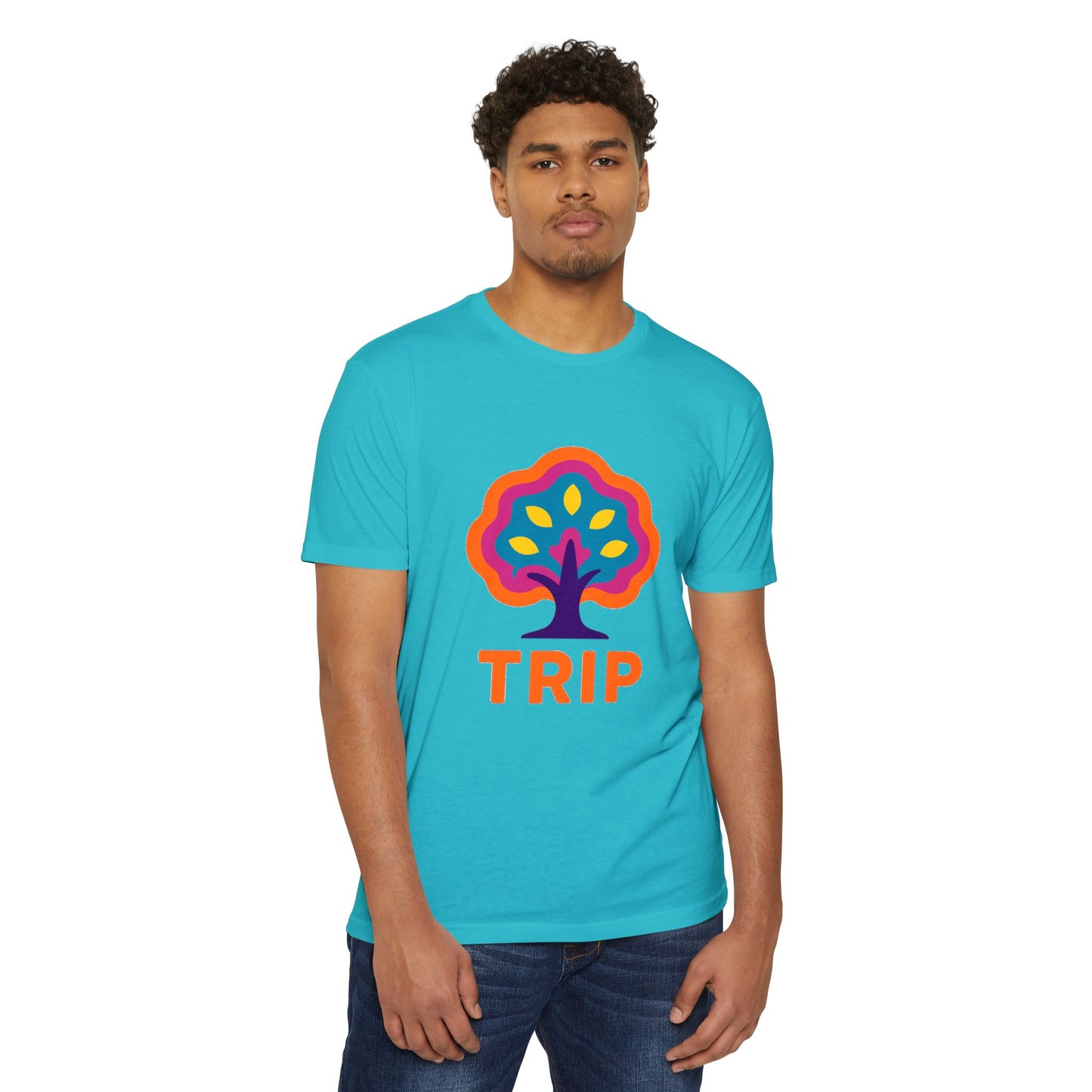 🫵Colorful Trip Lab Unisex👍 T-Shirt, Psychedelic Tee, Casual Wear, Music Festival Top, Gift for Adventure Lovers