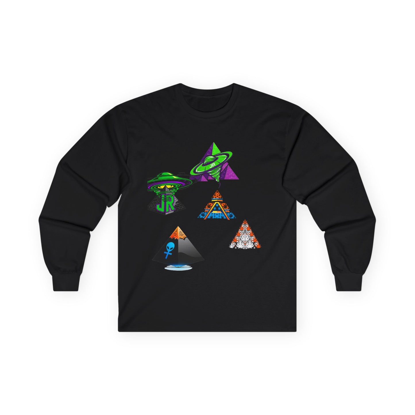 Unisex Long Sleeve Graphic Tee - Retro Vibes, Comfortable Casual Wear, Perfect for Gift Giving, Festival Wear, Everyday Comfort