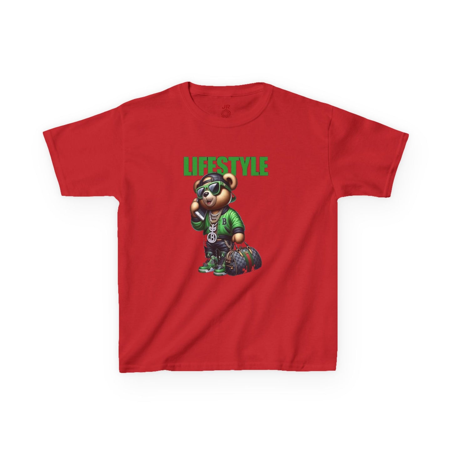 Kids Lifestyle Bear Graphic Tee, Cool Kids T-Shirt, Trendy Youth Shirt, Graphic Cotton Tee for Boys and Girls, Fun Casual Wear