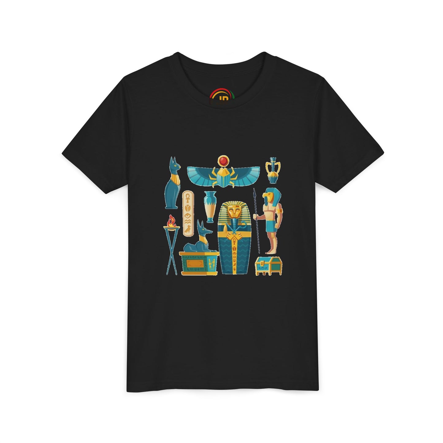 Youth Egyptian Mythology Tee, Fun Kids T-Shirt, Graphic Shirt for Boys and Girls, Birthday Gift, Cool Summer Tee