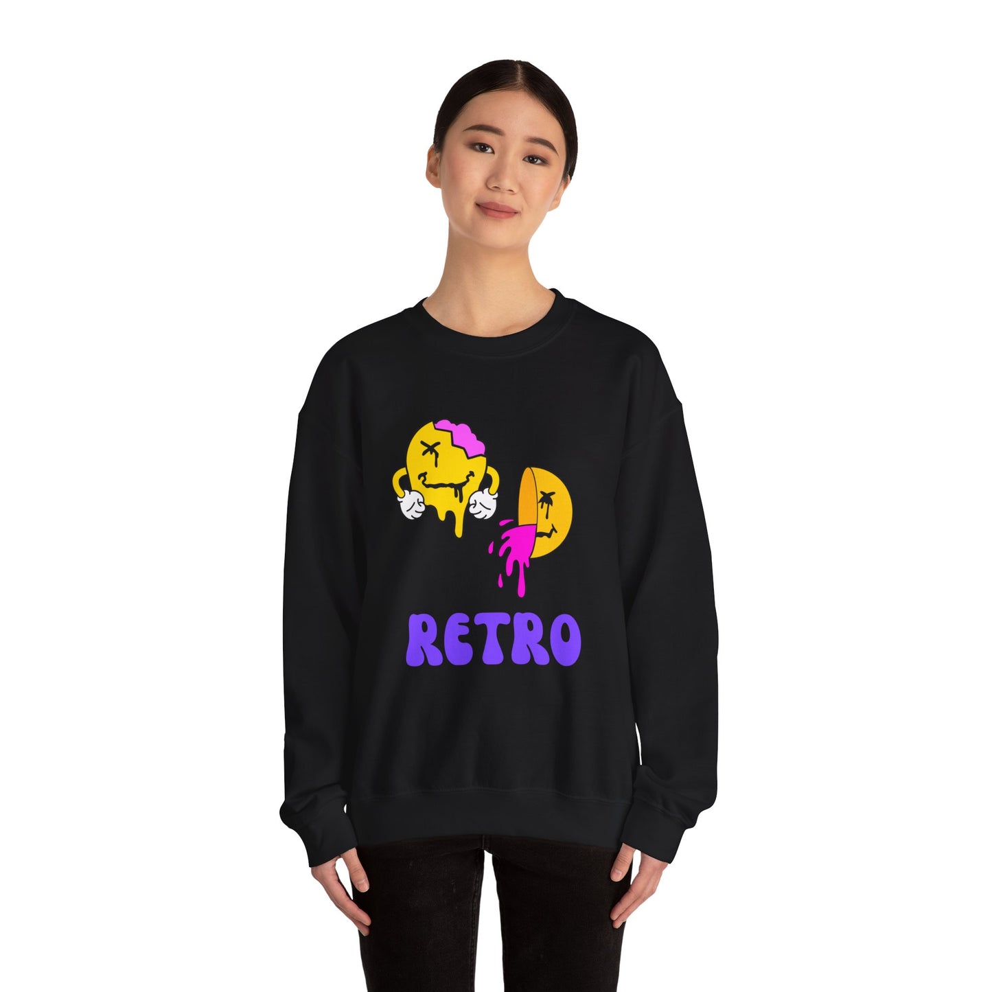 Retro Crewneck Sweatshirt - Vintage Vibes