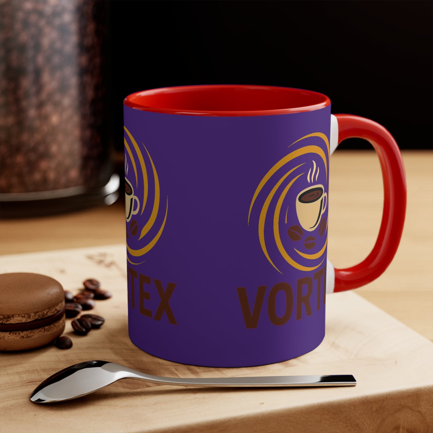 Stylish Coffee Mug with Vortex Design, Cool Mug for Coffee Lovers, Gift for Baristas, Unique Office Mug, Creative Kitchenware