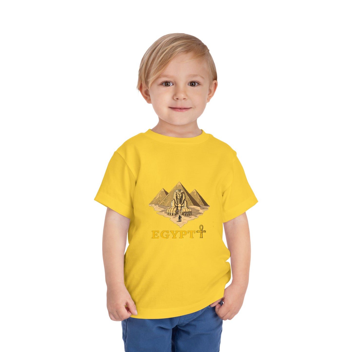 Egyptian Pyramid Toddler Tee, Cute Kids Tee, Animal Kingdom Shirt, Adventure Tee, Gift for Boys and Girls, Fun Summer Outfit