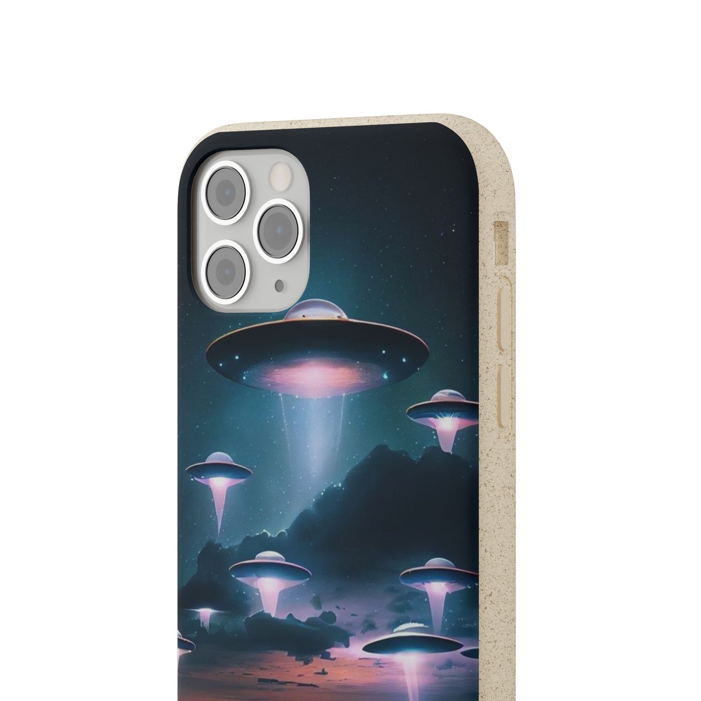 Biodegradable UFO Phone Case - Eco-Friendly and Stylish Design