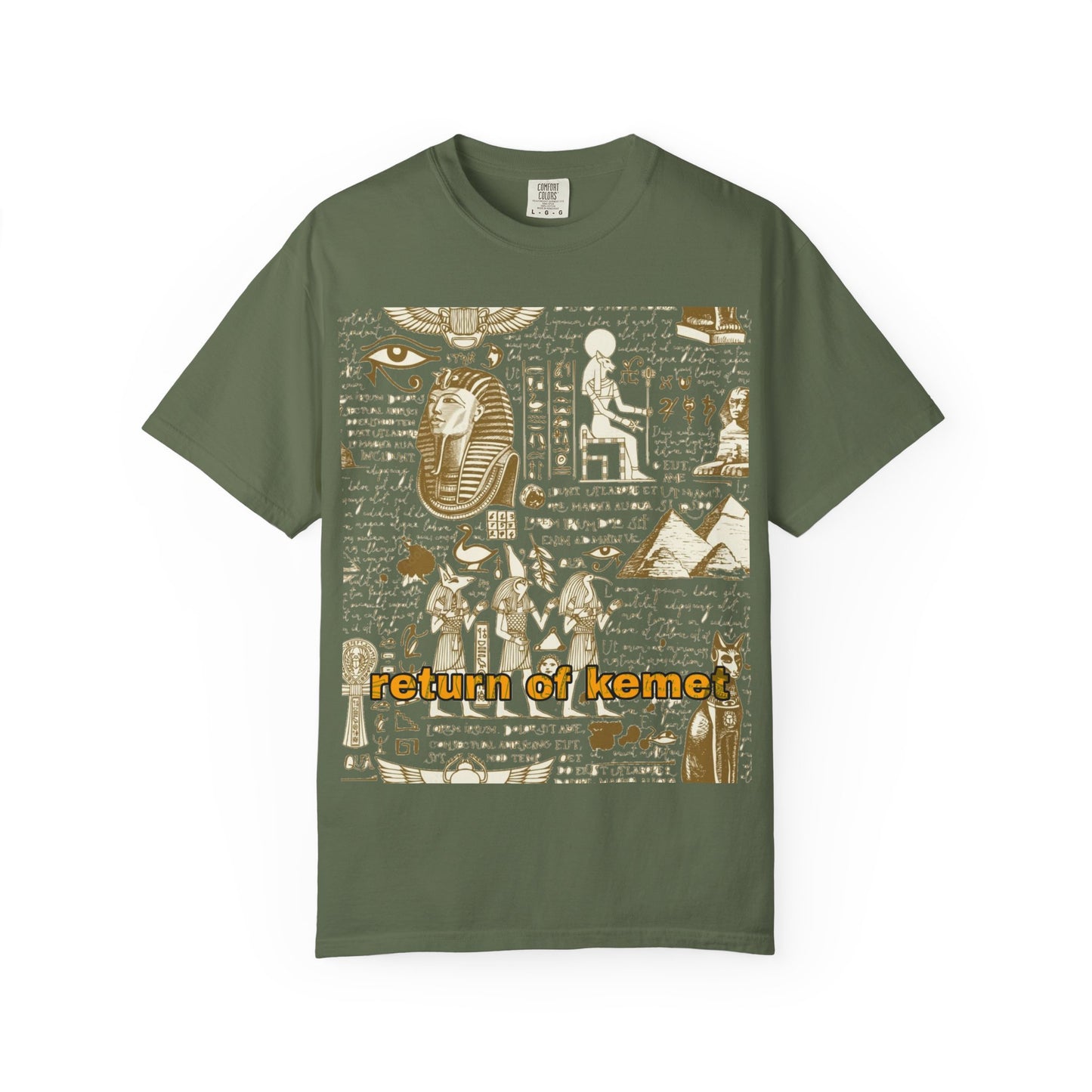 Egyptian-Inspired Unisex T-Shirt - Retro Vibe, Perfect for Music Lovers, Festivals, Gifts, Casual Wear, Vintage Style