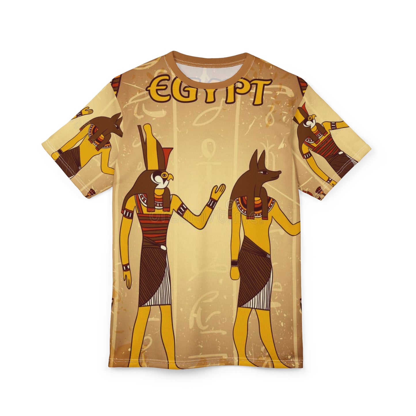 Egyptian shirt (AOP) red tags