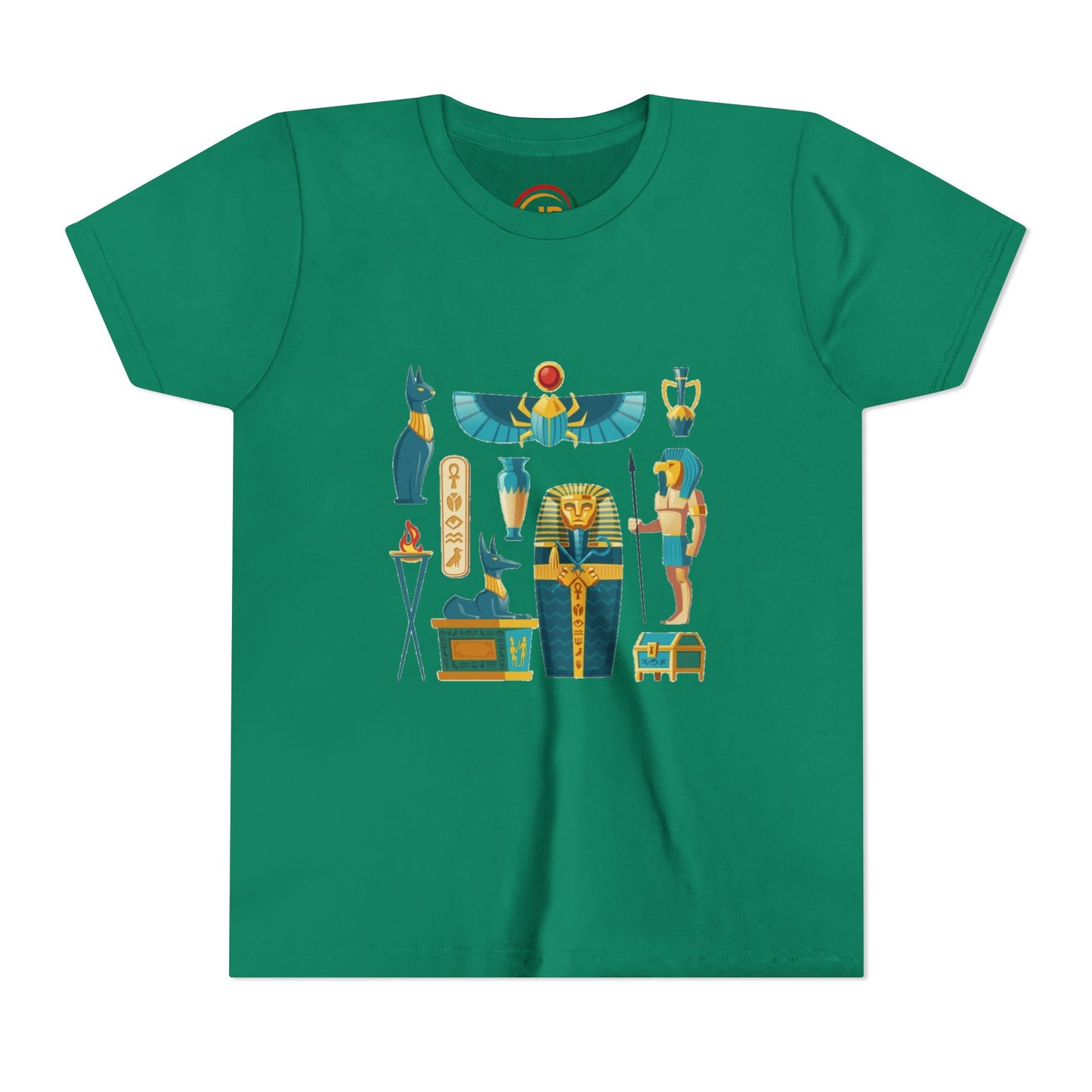 Youth Egyptian Mythology Tee, Fun Kids T-Shirt, Graphic Shirt for Boys and Girls, Birthday Gift, Cool Summer Tee