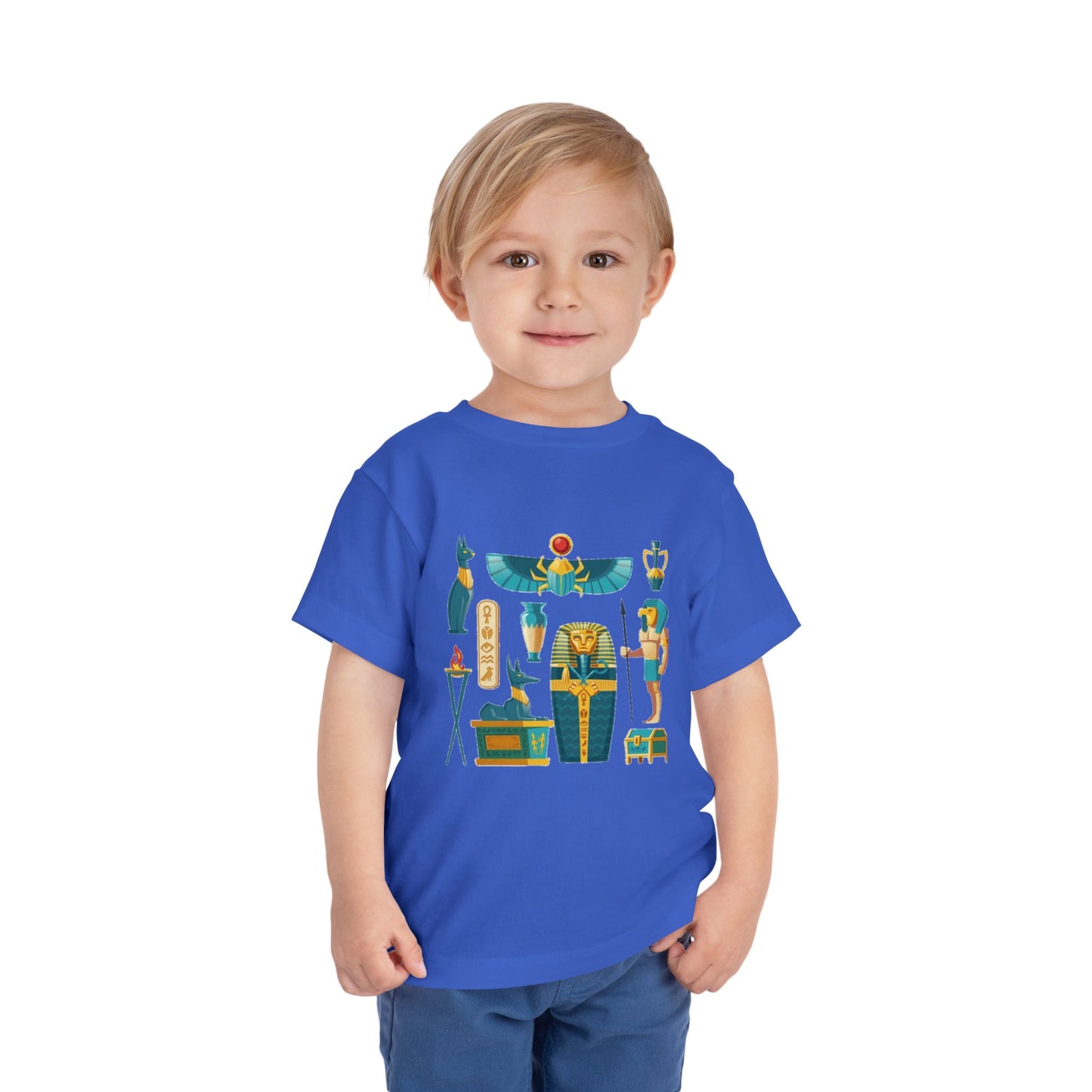Egyptian-Themed Toddler Tee - Fun Kids' Shirt, Perfect for Playtime, Birthday Gifts, Baby Showers, Dress Up!