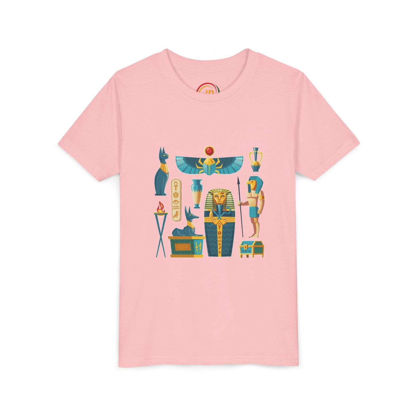 Youth Egyptian Mythology Tee, Fun Kids T-Shirt, Graphic Shirt for Boys and Girls, Birthday Gift, Cool Summer Tee