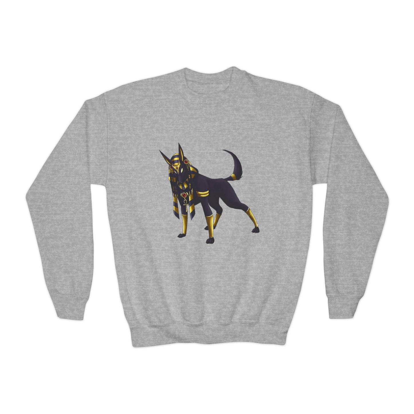 Golden Dog Youth Crewneck Sweatshirt, Animal Lover Gift, Cozy Youth Apparel, Pet Memorial, Dog-Themed Sweatshirt, Fun Everyday Wear